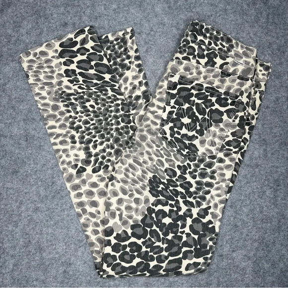 MOTHER The Dazzler Printed Skinny Jeans in Shadow Leopard. Sz: 26 - Picture 4 of 12
